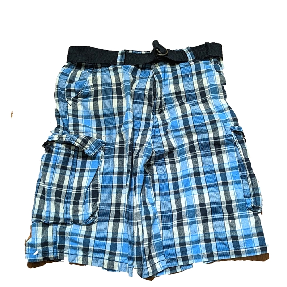 Beverly Hills Polo Club plaid shorts, men's size 34